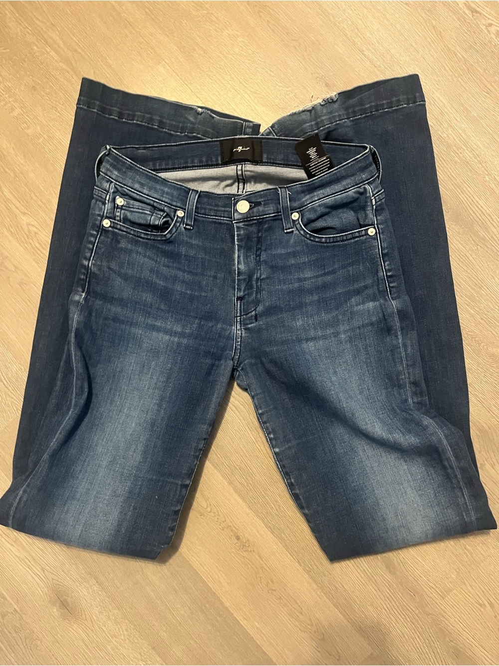7 For All Mankind Dark Indigo Slim Jeans